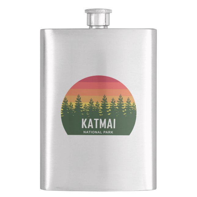 Katmai Nationalpark Flachmann (Vorderseite)