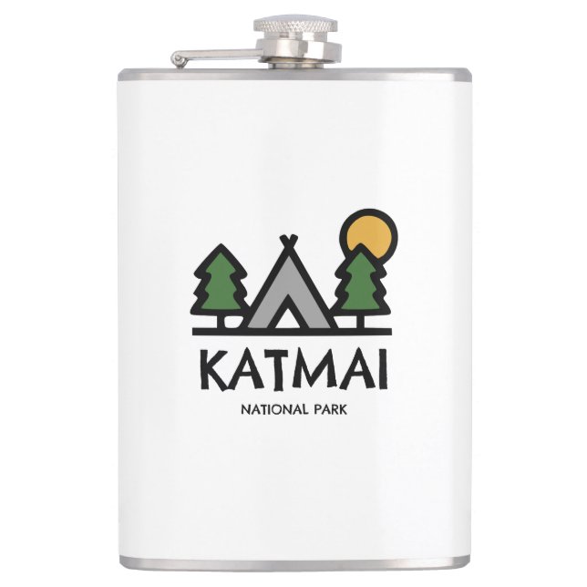 Katmai Nationalpark Flachmann (Vorderseite)