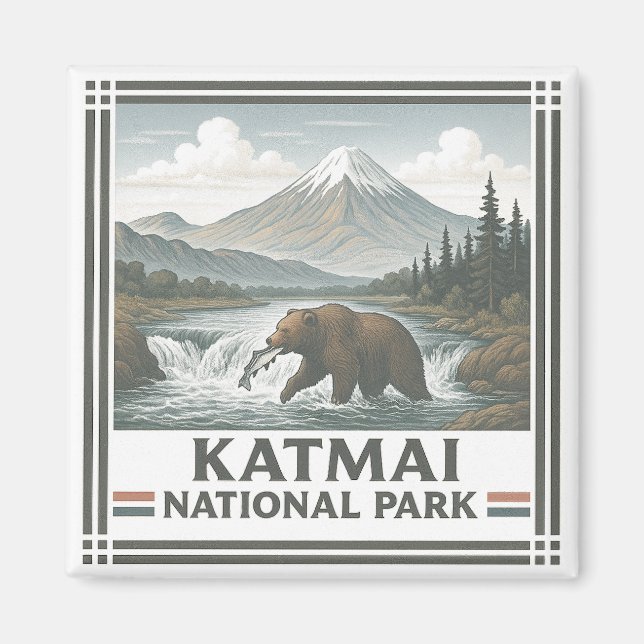 Katmai Nationalpark Magnet (Vorne)