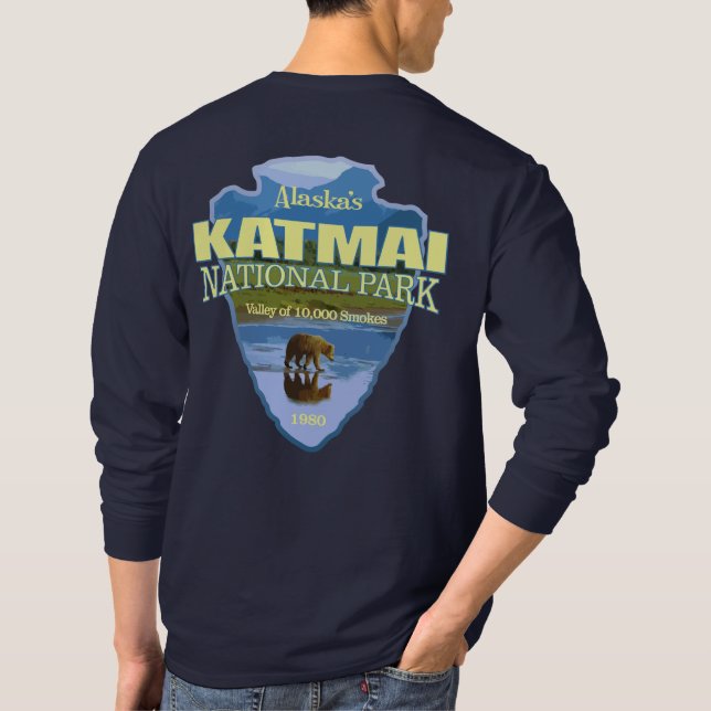 Katmai (Pfeilspitzen) T-Shirt (Rückseite)