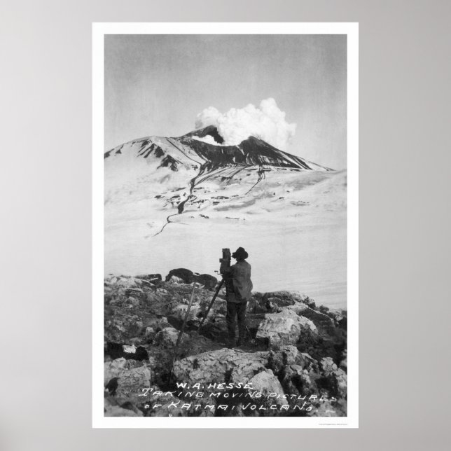 Katmai Vulkan Alaska 1913 Poster (Vorne)
