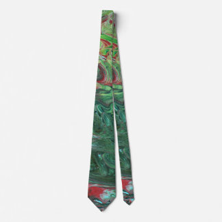 Katmandu 2 Wild Green Cravate Abstraite