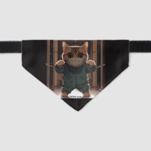 KatNibal Süße Halloween-Katzenbandana