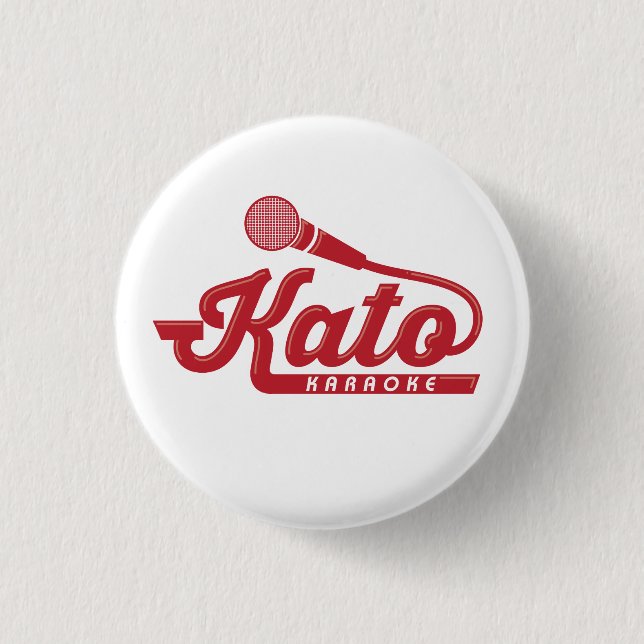 Kato Karaoke-Knopf Button (Vorderseite)