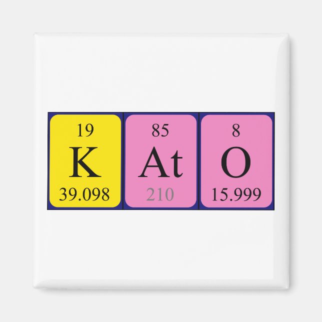 Kato Periodenmagnet Magnet (Vorne)
