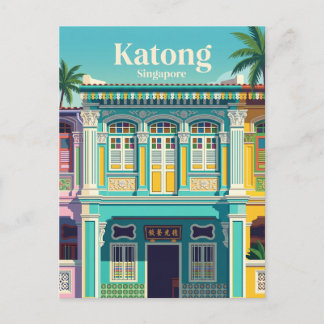 Katong Singapur Postkarte