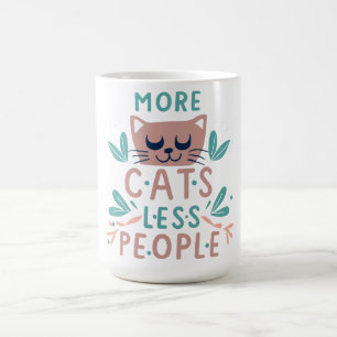 Katopie: Exklusiv Ihre - mehr Katzen, weniger Mens Kaffeetasse