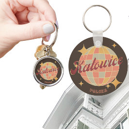 Katowice City Poland Retro Vintag Schlüsselanhänger