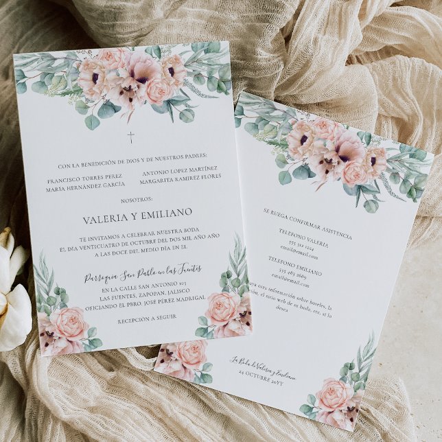 Katrina Invitación de Boda Catolica Wedding Einladung (Von Creator hochgeladen)