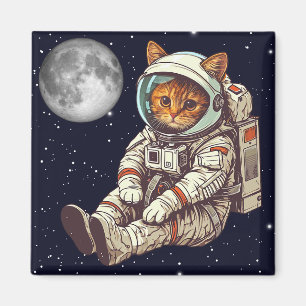 Katronaut Cat Astronaut Magnet