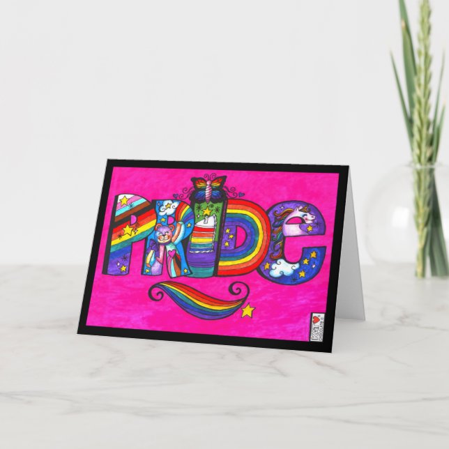Kats lebendige Briefe: PRIDE Card Karte (Vorderseite)