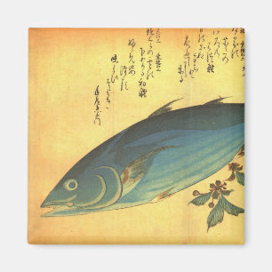 Katsuo (Skipjack-Thunfisch) - Hiroshige's Colorful Magnet