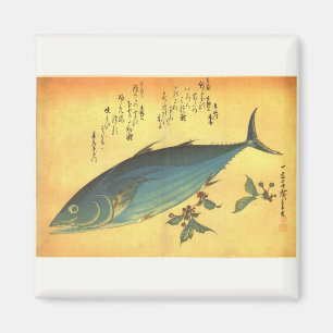 Katsuo (Skipjack-Thunfisch) - Hiroshige's Colorful Magnet