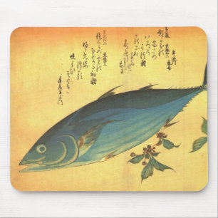 Katsuo (Skipjack-Thunfisch) - Hiroshige's Colorful Mousepad