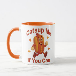 Katsup Mich Wenn Du Kannst Lustiger Hot Dog – Ketc Tasse