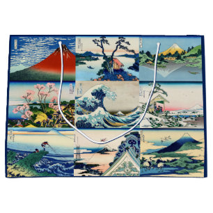 Katsushika Hokusai - 36 Ausblicke auf den Fuji Sel Große Geschenktüte