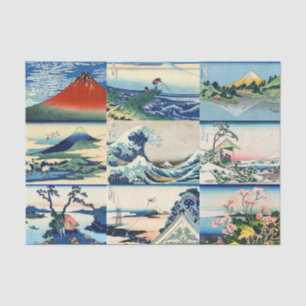 Katsushika Hokusai - 36 Ausblicke auf den Fuji Sel Seidenpapier