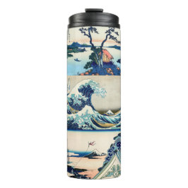 Katsushika Hokusai - 36 Ausblicke auf den Fuji Sel Thermosbecher