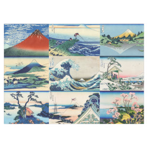 Katsushika Hokusai - 36 Ausblicke auf den Fuji Sel Tischdecke