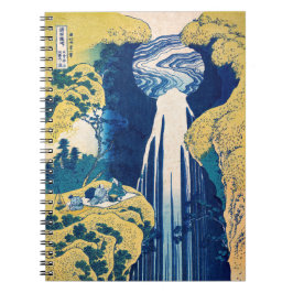 Katsushika Hokusai - Amida Falls Notizblock