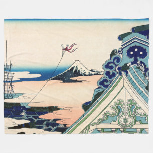 Katsushika Hokusai - Asakusa Honganji-Tempel, Edo Fleecedecke
