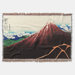 Katsushika Hokusai - Blitze unterhalb des Gipfels Decke