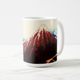 Katsushika Hokusai - Blitze unterhalb des Gipfels Kaffeetasse