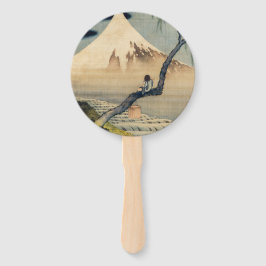 Katsushika Hokusai - Boy Viewing Mount Fuji Fächer