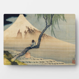Katsushika Hokusai - Boy Viewing Mount Fuji Fotoplatte