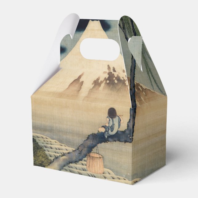 Katsushika Hokusai - Boy Viewing Mount Fuji Geschenkschachtel (Vorderseite)