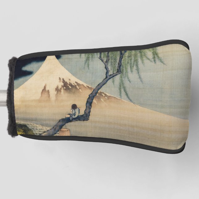 Katsushika Hokusai - Boy Viewing Mount Fuji Golf Headcover (Vorderseite)