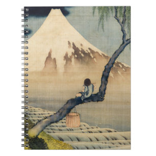Katsushika Hokusai - Boy Viewing Mount Fuji Notizblock