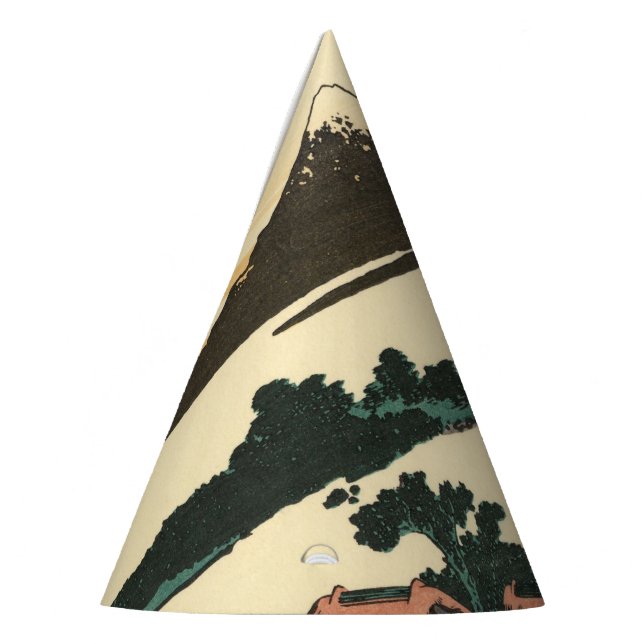 Katsushika Hokusai Dawn in der Provinz Kai Partyhütchen (Links)