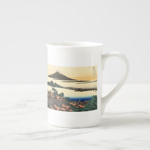 Katsushika Hokusai Dawn in der Provinz Kai Prozellantasse