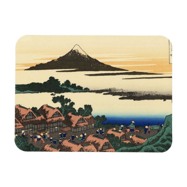 Katsushika Hokusai  Dawn in Kai province  Magnet (Horizontal)