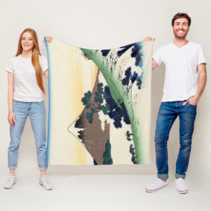 Katsushika Hokusai. Der Eindringpass in der Provin Fleecedecke