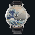 KATSUSHIKA HOKUSAI - Die große Welle von Kanagawa Armbanduhr<br><div class="desc">KATSUSHIKA HOKUSAI - Die große Welle von Kanagawa 1829. Farbholz; Wiedergabe</div>
