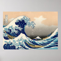 KATSUSHIKA HOKUSAI - Die große Welle von Kanagawa