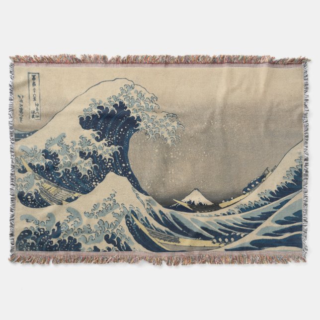 Katsushika Hokusai. Die große Welle vor Kanagawa Decke (Vorderseite)