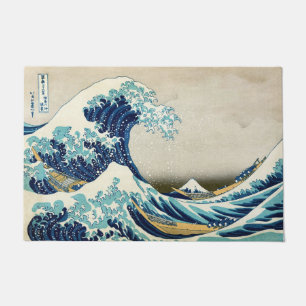 Katsushika Hokusai - Die große Welle vor Kanagawa Fußmatte