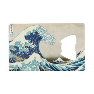 Katsushika Hokusai - Die große Welle vor Kanagawa Geldbeutel Flaschenöffner