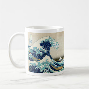 Katsushika Hokusai - Die große Welle vor Kanagawa Kaffeetasse