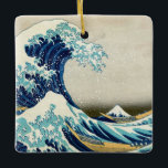 Katsushika Hokusai - Die große Welle vor Kanagawa Keramikornament<br><div class="desc">The Great Wave off Kanagawa / The Wave - Katsushika Hokusai,  1829-1833</div>