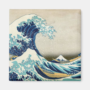 Katsushika Hokusai - Die große Welle vor Kanagawa Magnet