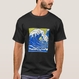 Katsushika Hokusai Die große Welle vor Kanagawa P T-Shirt