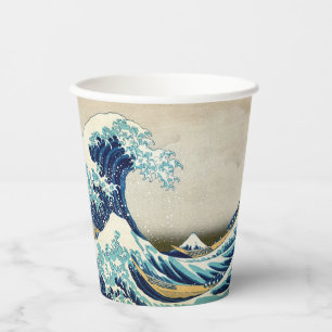 Katsushika Hokusai - Die große Welle vor Kanagawa Pappbecher