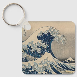Katsushika Hokusai. Die große Welle vor Kanagawa Schlüsselanhänger