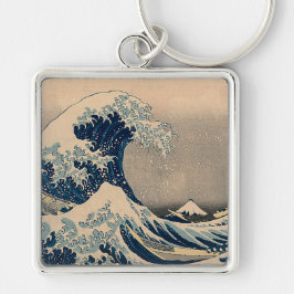 Katsushika Hokusai. Die große Welle vor Kanagawa Schlüsselanhänger