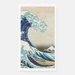 Katsushika Hokusai - Die große Welle vor Kanagawa Serviette