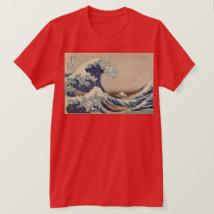 Katsushika Hokusai: Die große Welle vor Kanagawa T-Shirt